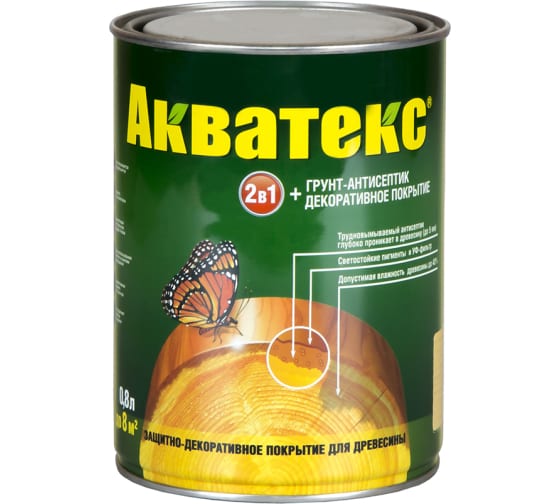 Акватекс 2в1 палисандр 0,8л 