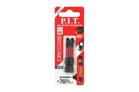 Бита PH3*50мм ударная (2шт) PIT