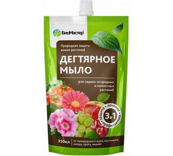 Мыло дегтярное 0,35мл Биомастер