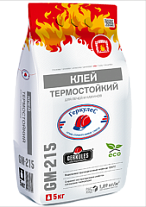 ГЕРКУЛЕС GM-215 Клей термостойкий для печей и каминов (5кг)/108