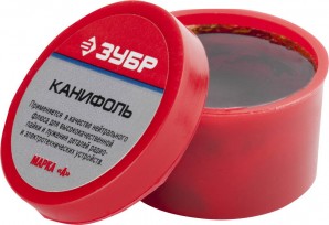 КанифольЗУБР для паяльных работ, пластиковая банка, 20г