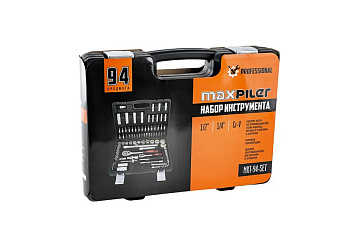 Набор инструментов MAXPILER 1/2" и 1/4",CrV MXT-94-SET 