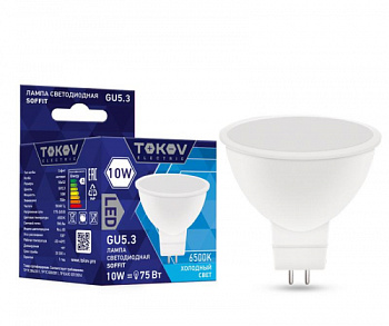 Лампа светодиодная 9Вт Soffit 4000К GU10 176-264В TOKOV ELECTRIC