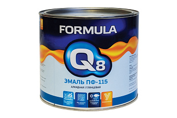 Эмаль ПФ-115 FORMULA Q8 слоновая кость 1,9кг/6/