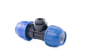 Тройник d 32x1/2 НР ПНД