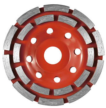 Чашка алмазная шлифовальная двухрядная 125*222 PIT