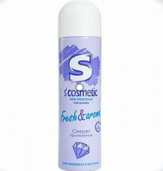 Дезодорант для тела "S'cosmetic" Fresh& aroma 145мл