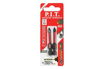 Бита PZ1*50мм ударная (2шт) PIT ASDR01-50PZ1