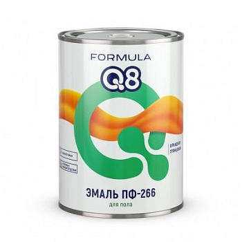 Эмаль ПФ-266 FORMULA Q8 ж/кор. 0,9кг/14
