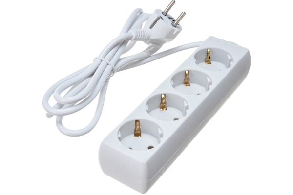 Удлинитель 4х5м c/з 10А ПВС 2х1 Союз 481S-9405
