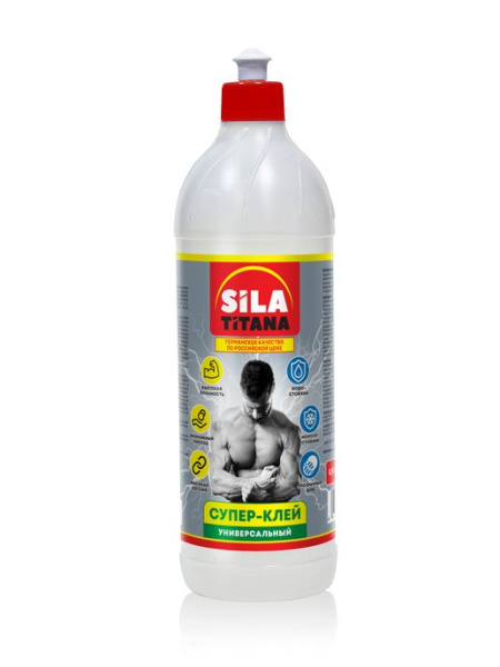 Супер-клей универсальный полимерный SILA TITANA 0,25л/25шт 