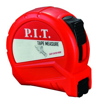 Рулетка с фиксатором 5м х 25мм ABS PIT