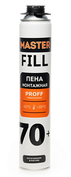 Пена монтажная профессиональная всесезонная MasterFILL 70+ PROFF 850мл/16