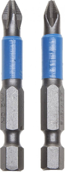 Бита STAYER "PROFI",  хвостовик Е 1/4", РН №3, 50мм 2шт