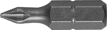 Бита STAYER "PROFI",  хвостовик Е 1/4", РZ №2, 50мм 2шт
