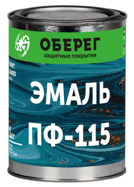 Эмаль ПФ-115 PaintGuard жёлтый 3л (2,7кг)