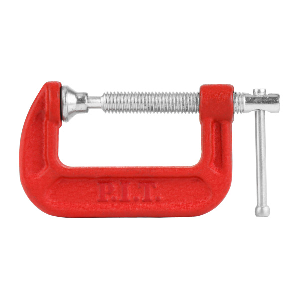 Струбцина винтовая (тип G, 125х63 мм, 6000 Н, сталь/чугун, 0,82 кг.) P.I.T.