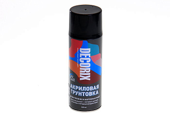 DECORIX  аэрозольная грунтовка 520 черная