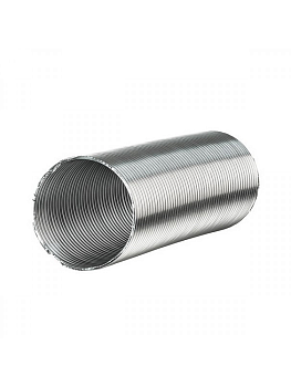 Канал алюминиевый Компакт d=125 3м