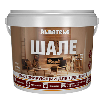 Акватекс ШАЛЕ лак тонирующий венге 0,9кг/6